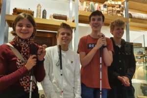 vier leden van Club Orange